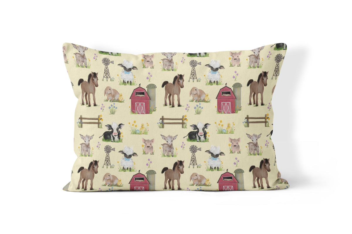 Barnyard Pillow Case