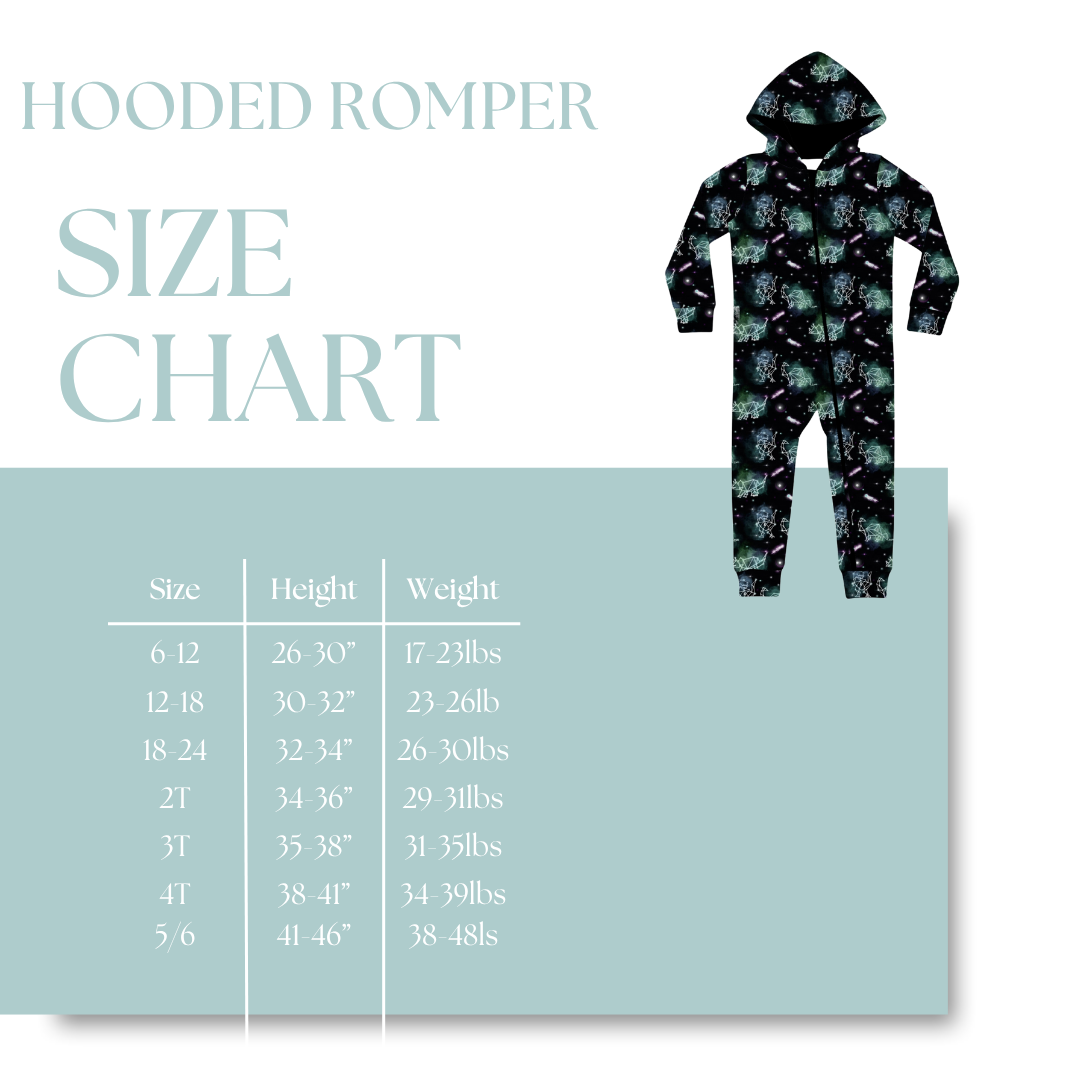 Mermaid Splash Hooded Romper
