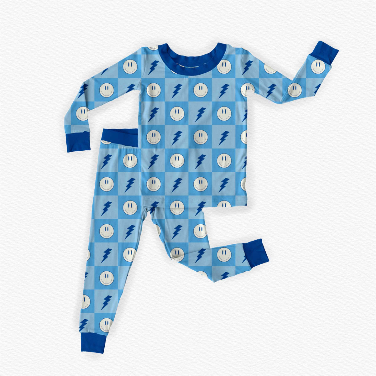 Bolts Two Piece (Blue)
