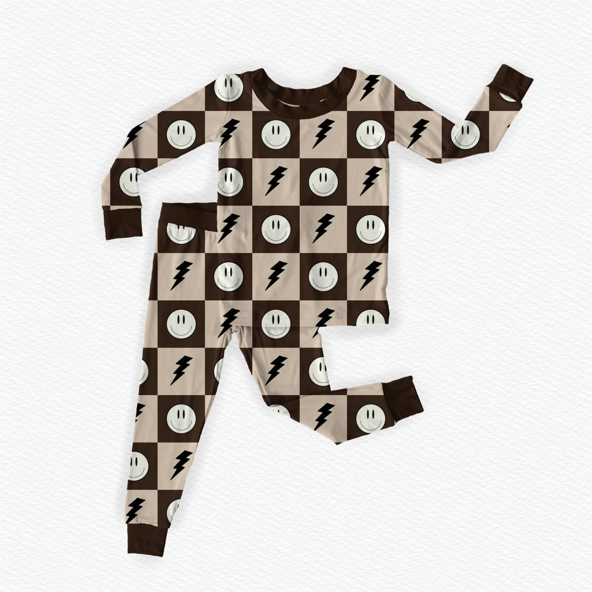 Bolts Two Piece (Brown)