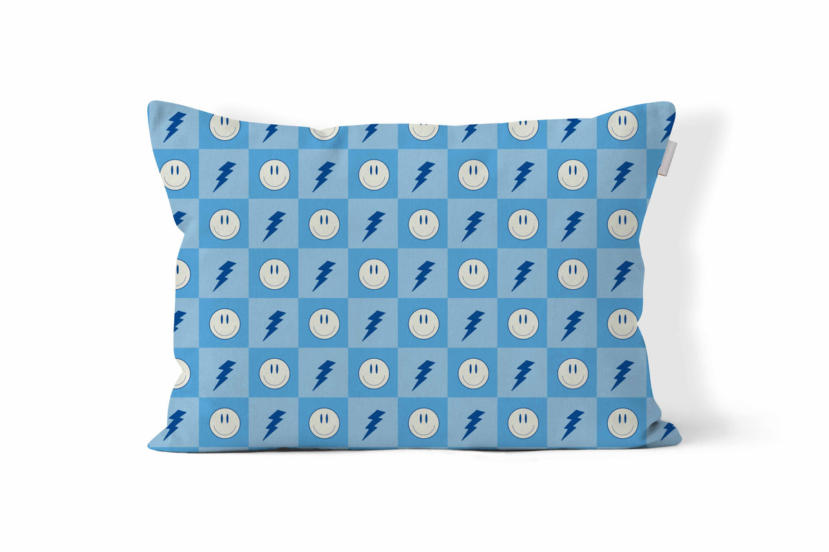 Bolts Pillow Case (Blue)