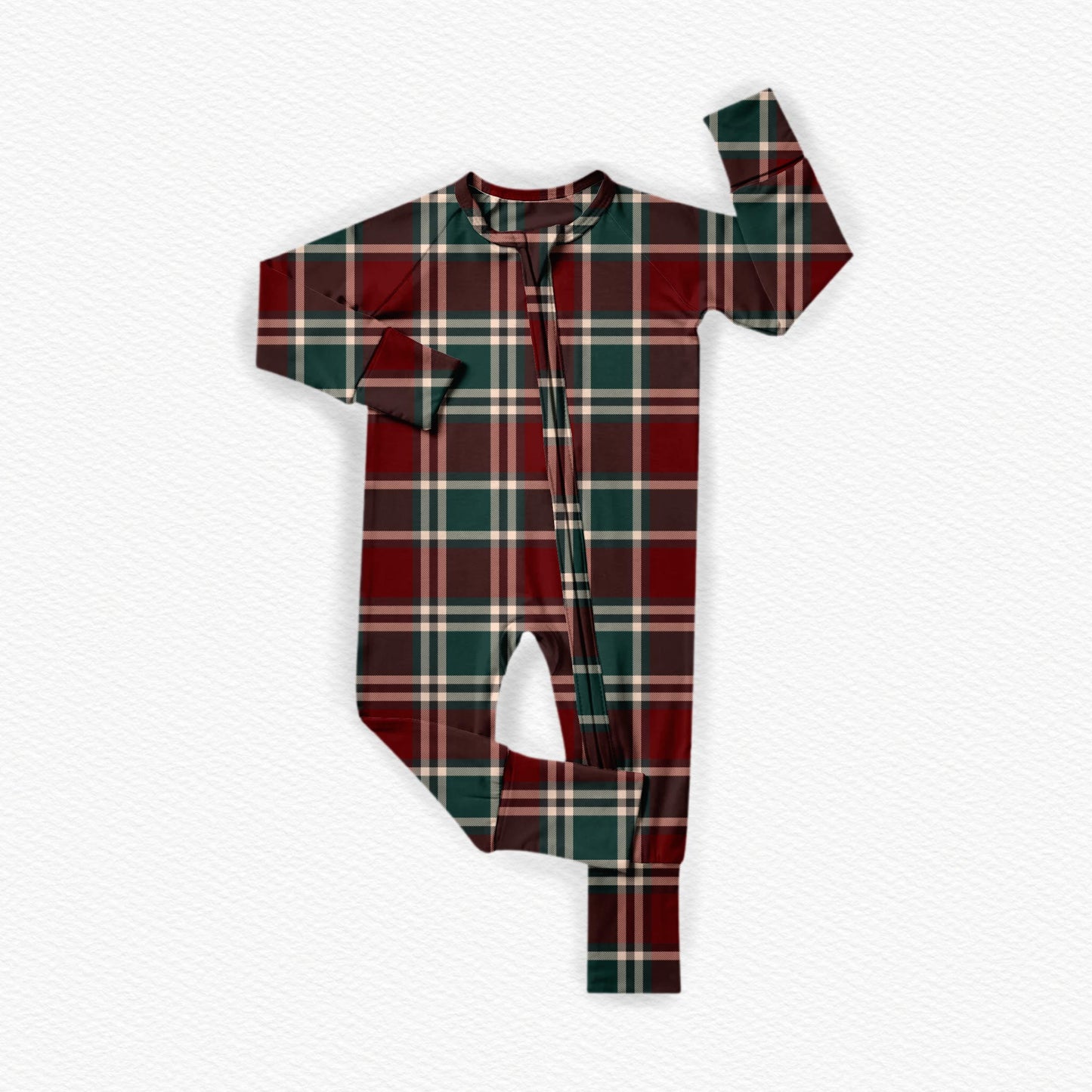 Christmas Plaid Zippy