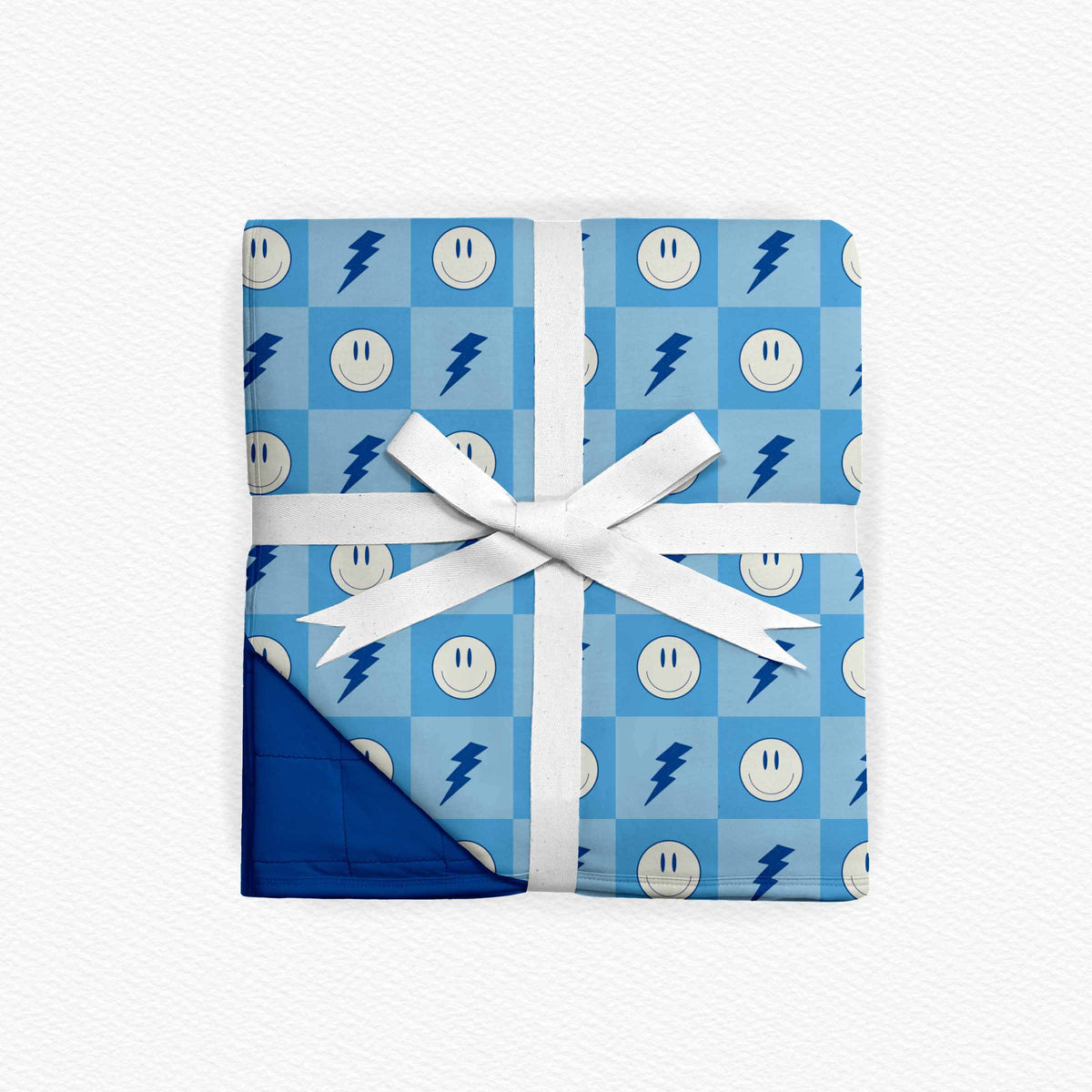 Bolts Quilted Cozy Blankets (Blue)