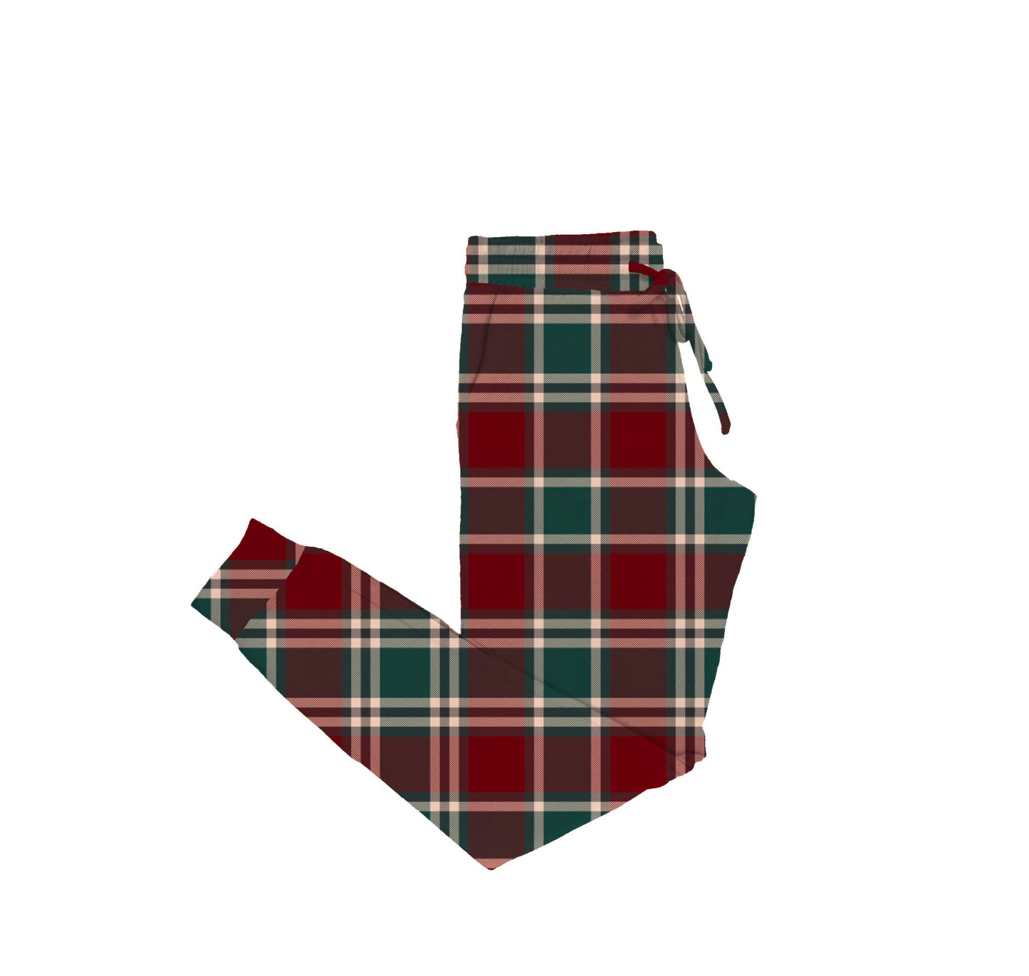 Christmas Plaid Women's Adult Joggers