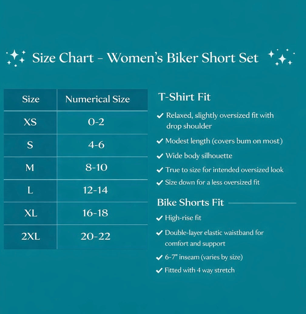 Golden Hour Bike Short Set