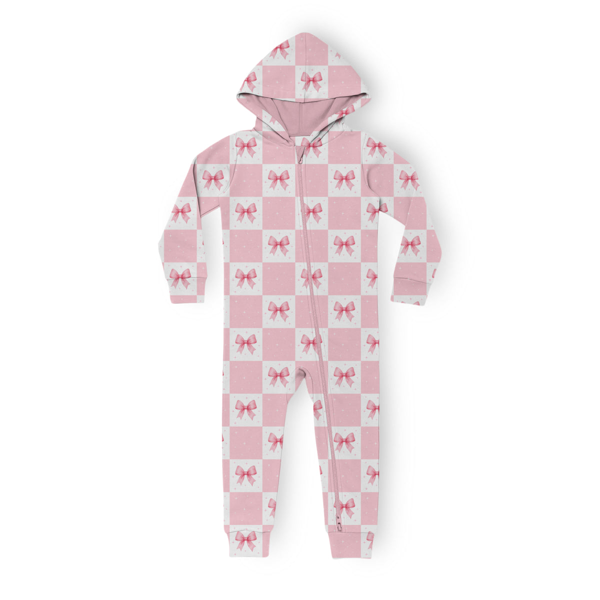 Bows Hooded Romper