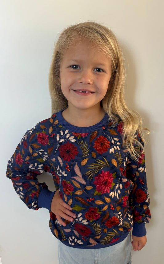 Winter Blossom Kid's Crew Neck