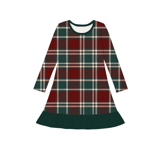 Christmas Plaid Lounge Dress