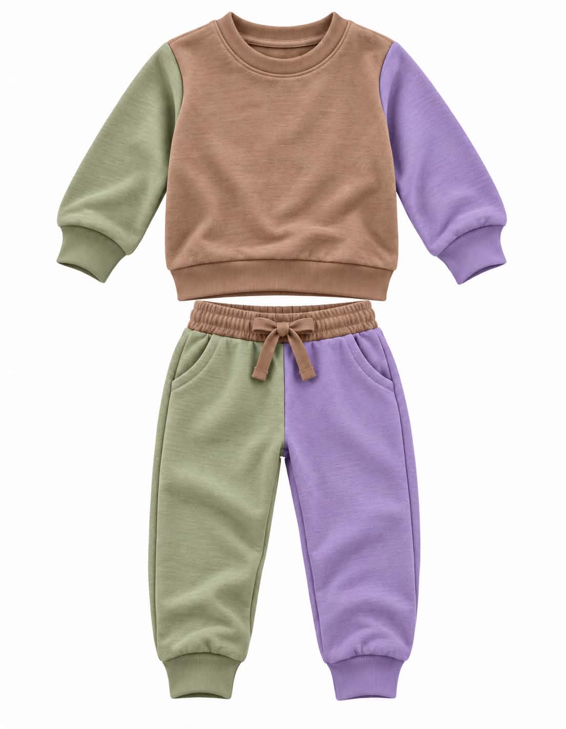 Lilac Butterscotch Pistachio Jogger Set