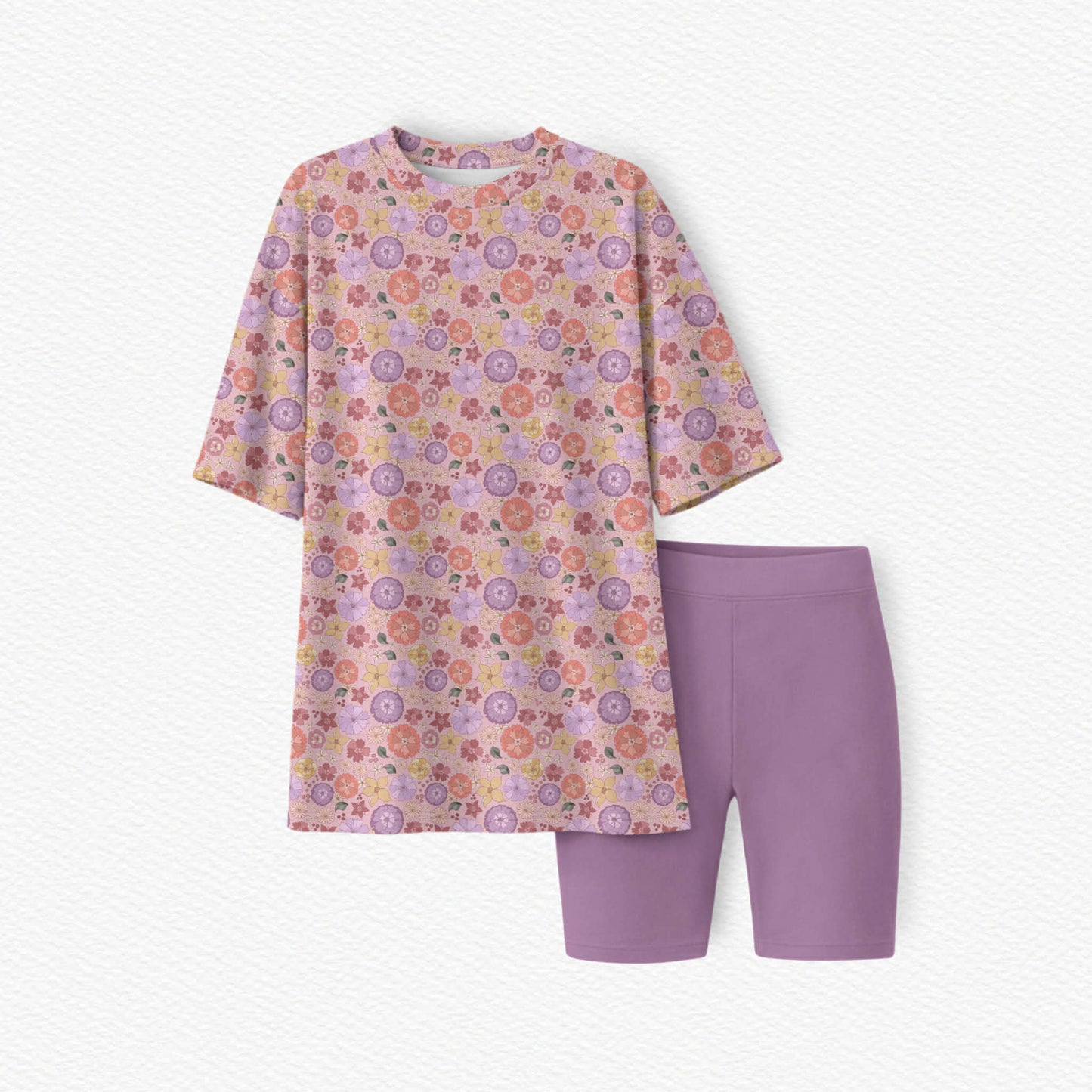Golden Hour Bike Short Set