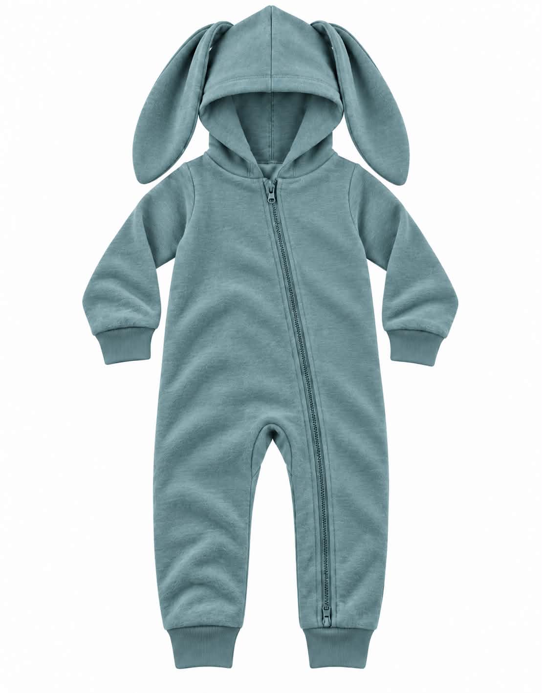 Hoppy Blue Bunny Blend Romper