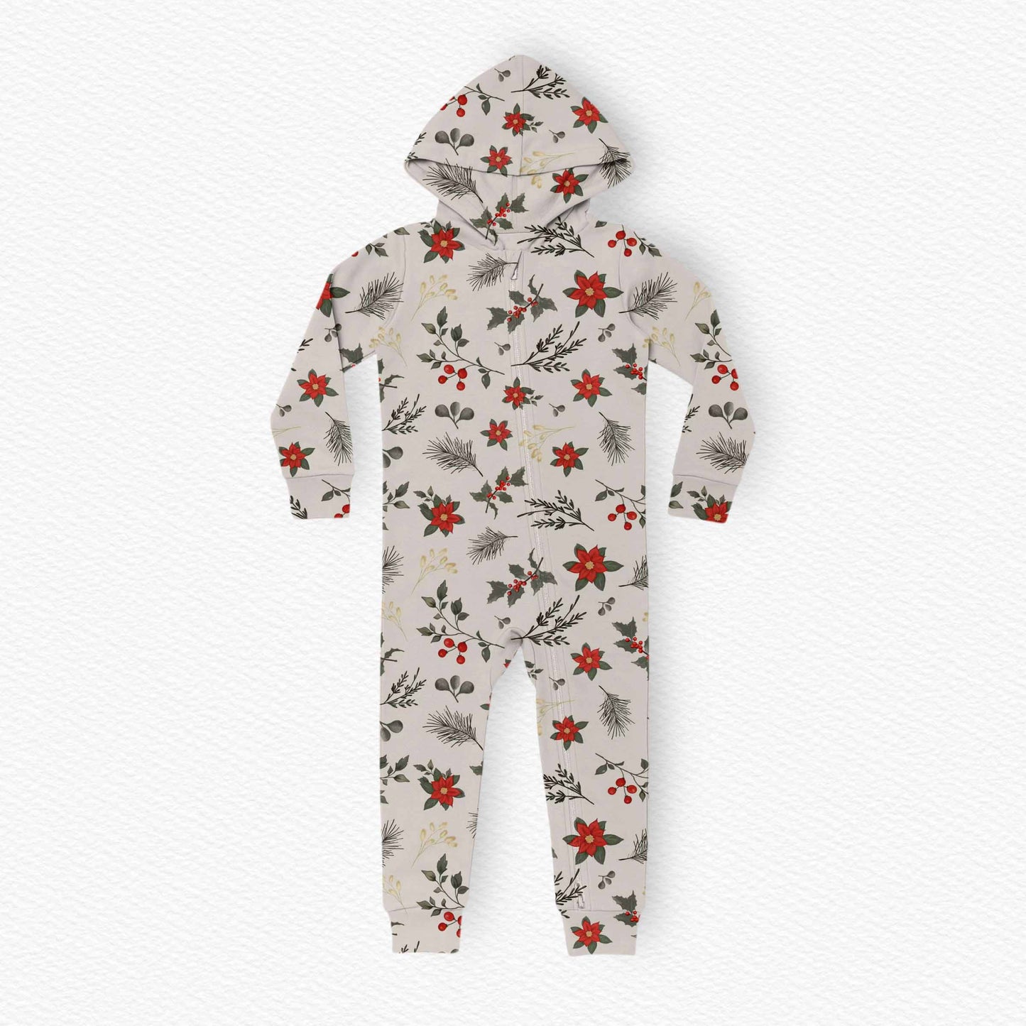 Under The Mistletoe Hooded Romper